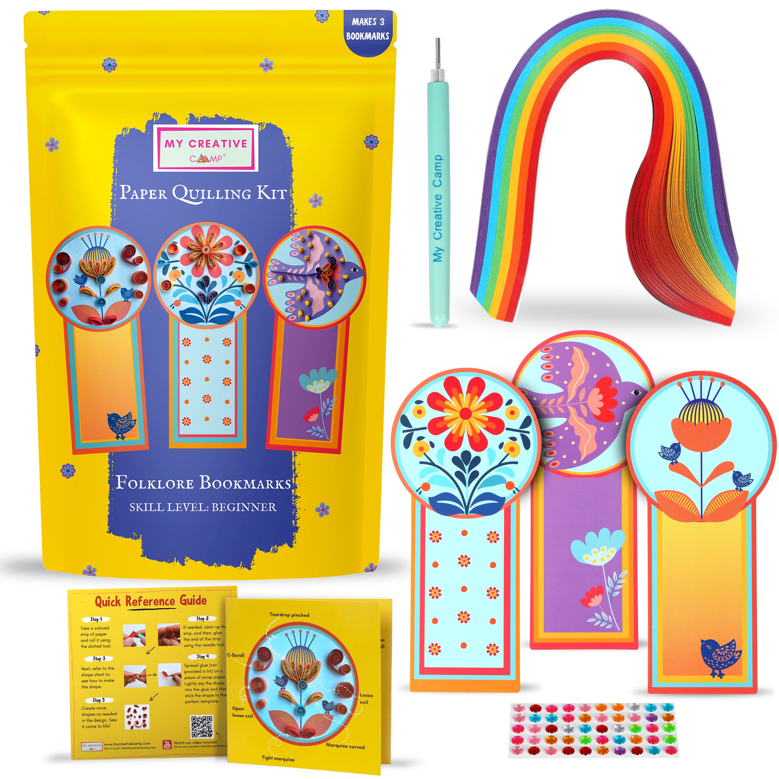 Bookmark Quilling Kit