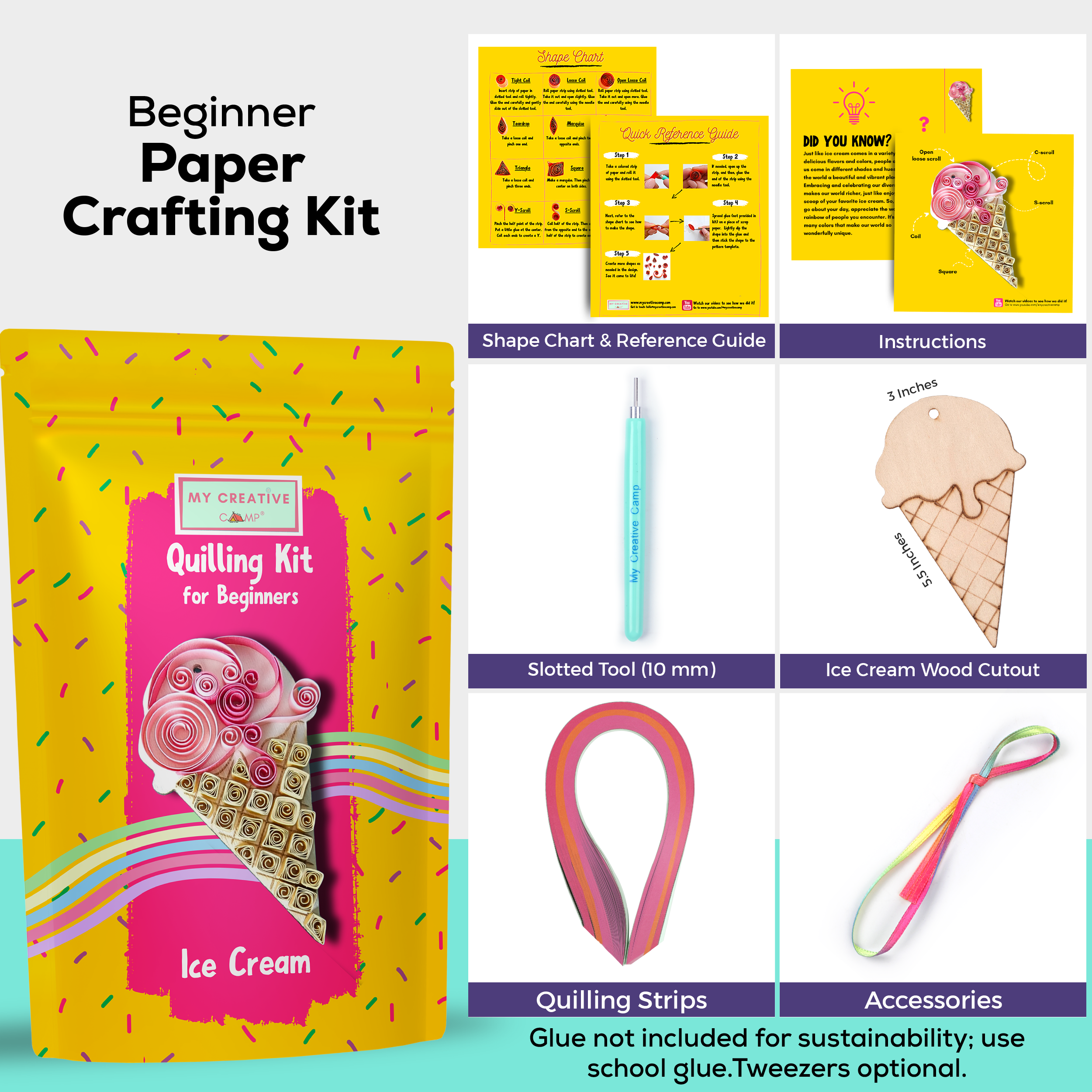 Ice Cream Quilling Kit