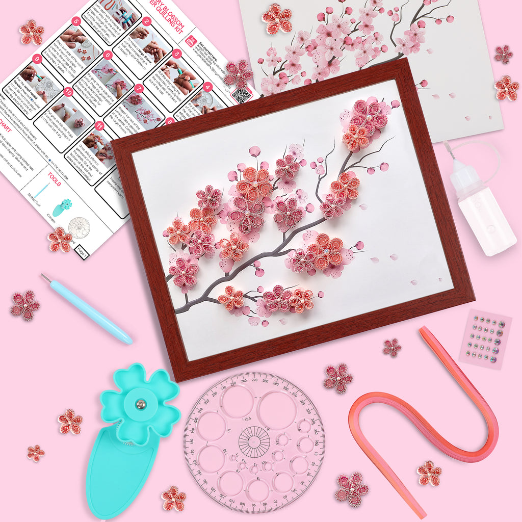 Cherry Blossom Quilling Kit