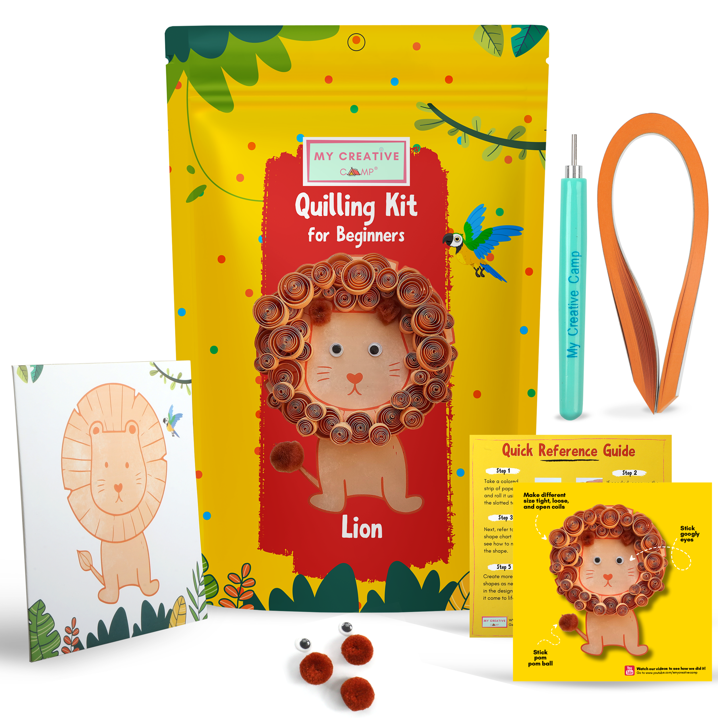 Lion Quilling Kit