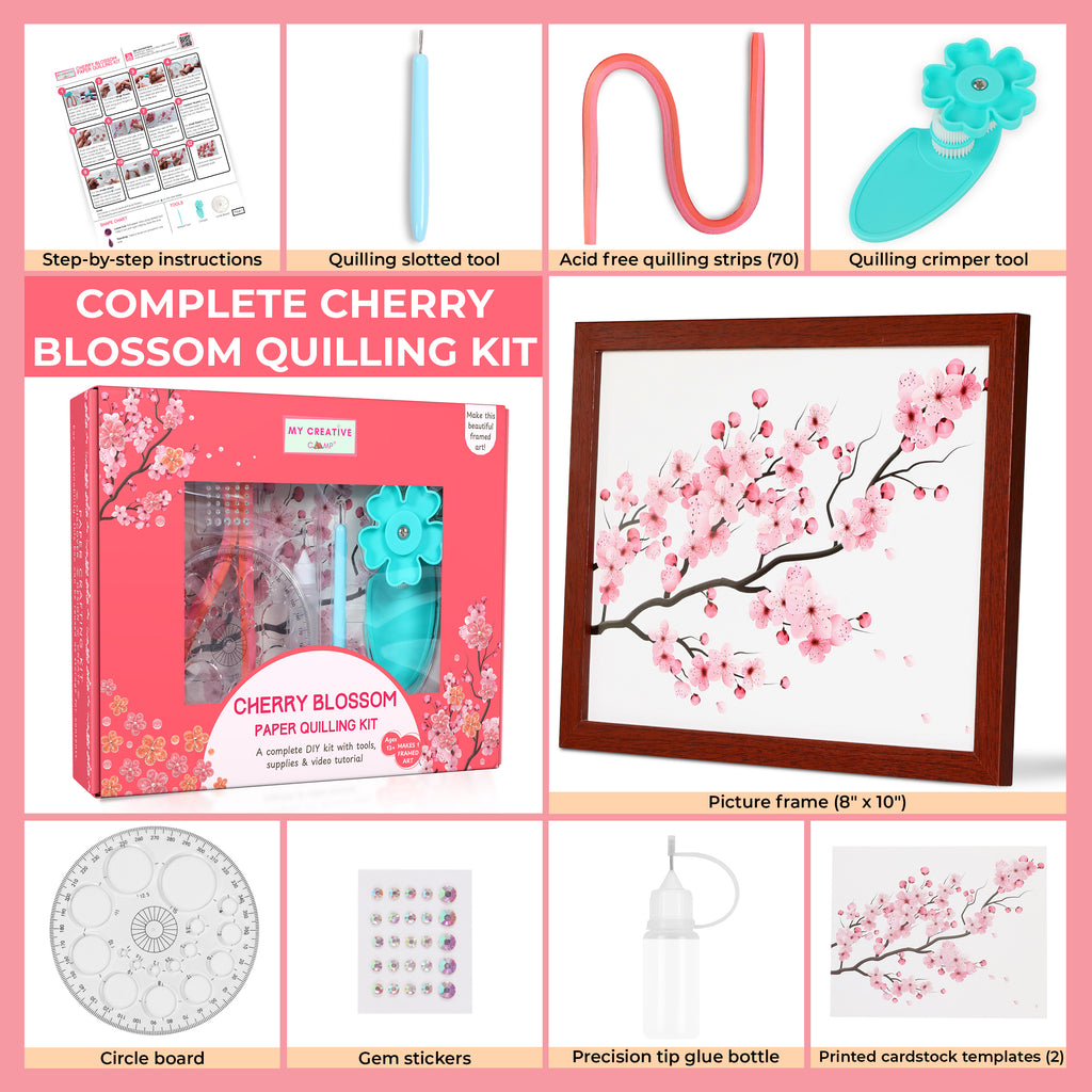 Cherry Blossom Quilling Kit