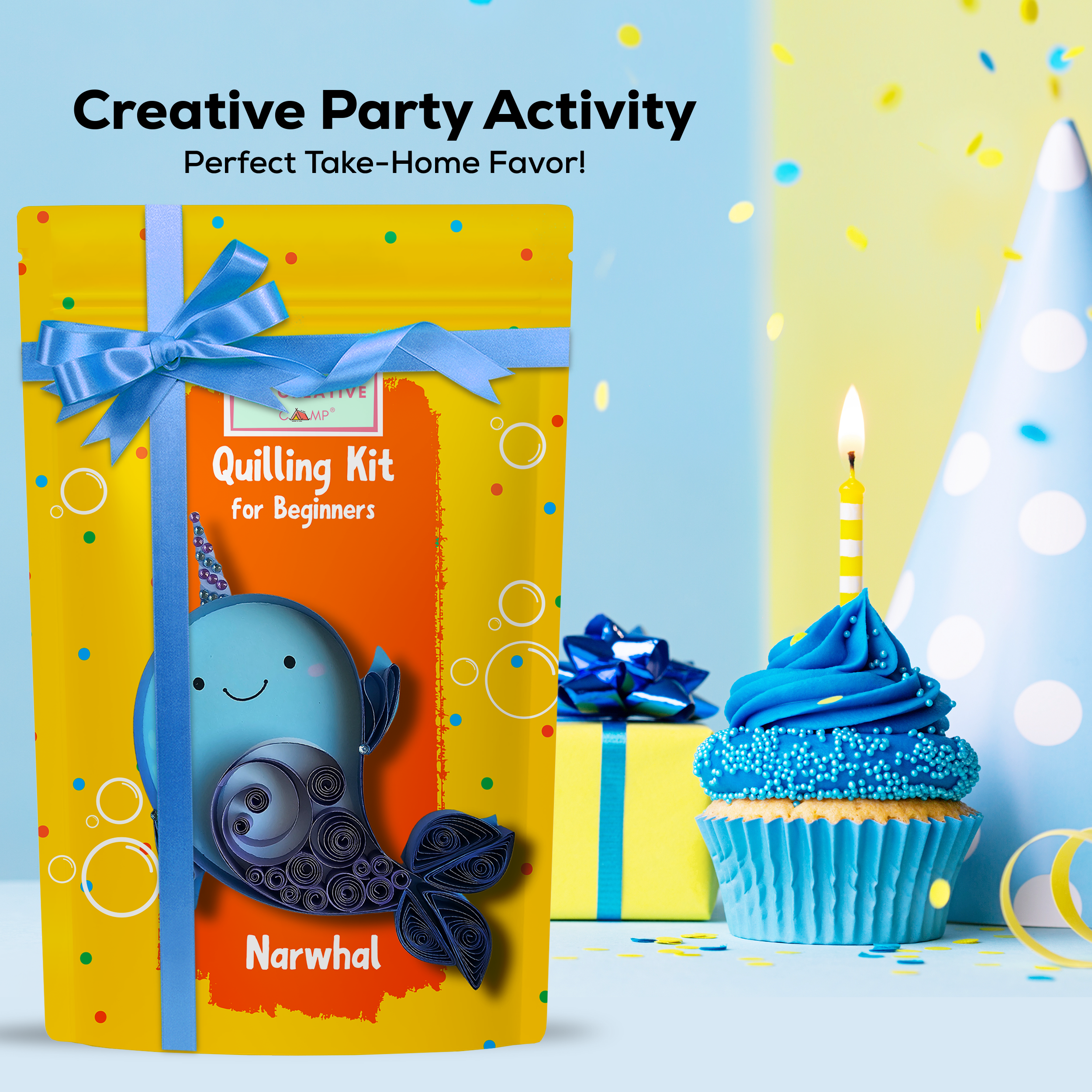 Narwhal Quilling Kit