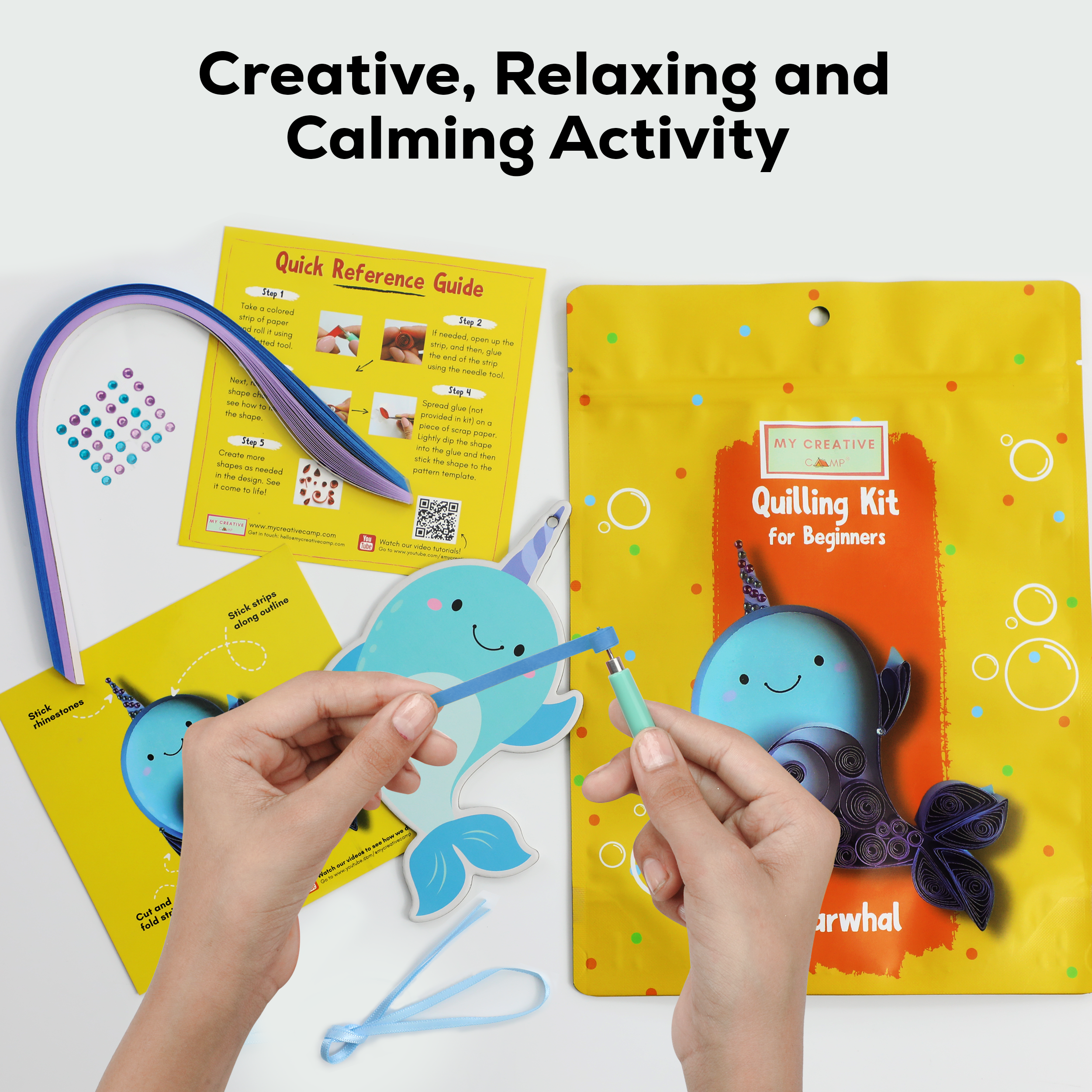 Narwhal Quilling Kit