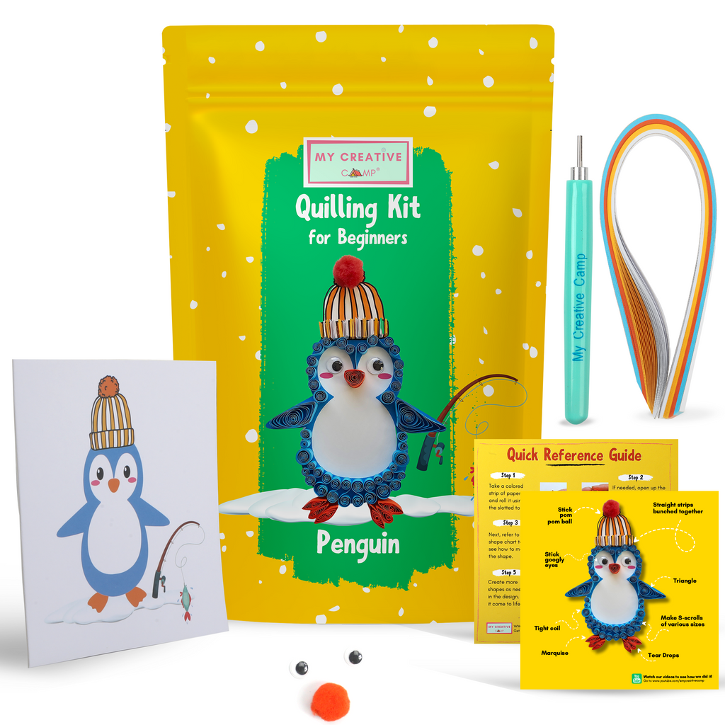 Penguin Quilling Kit