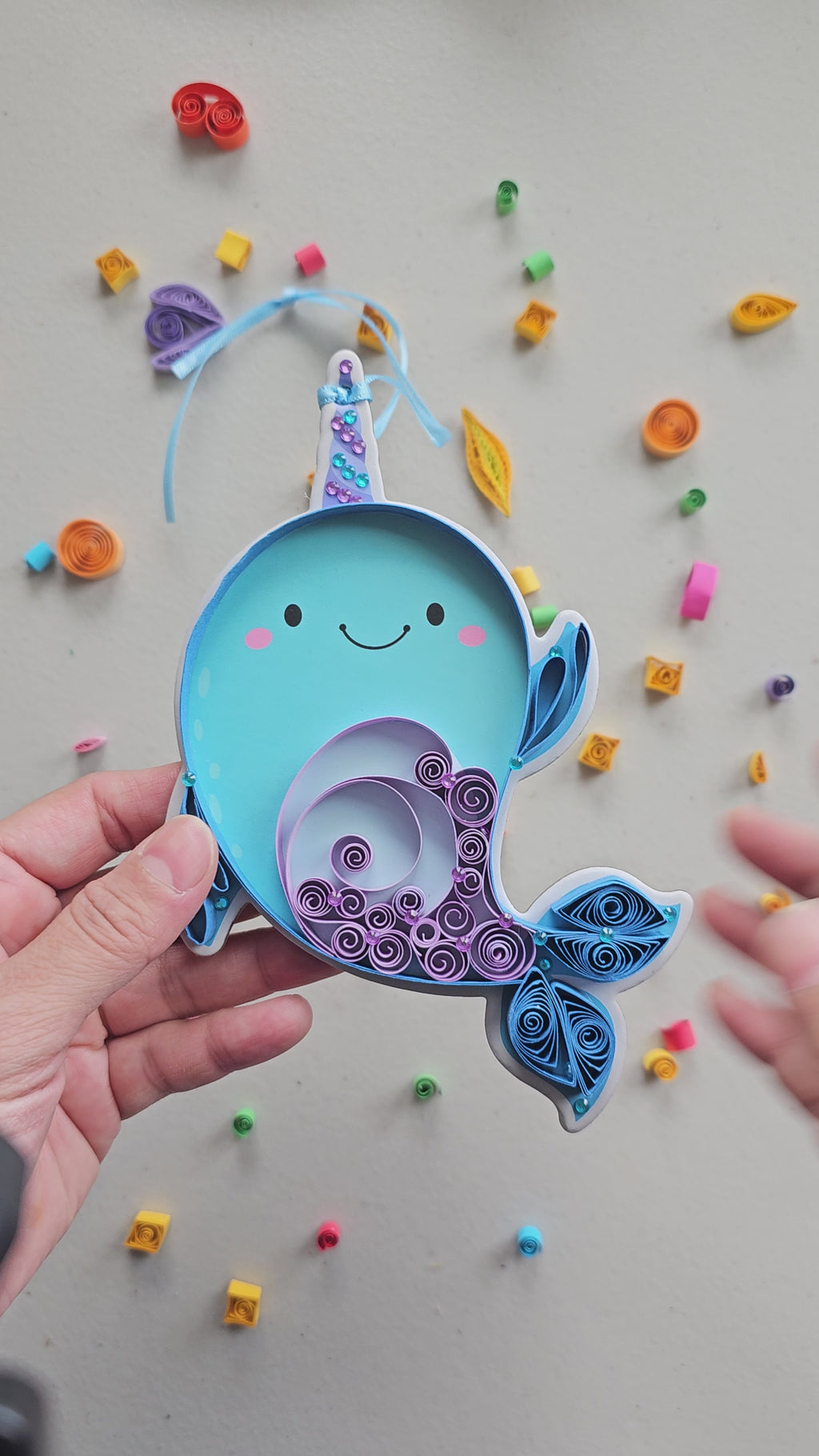 Narwhal Quilling Kit