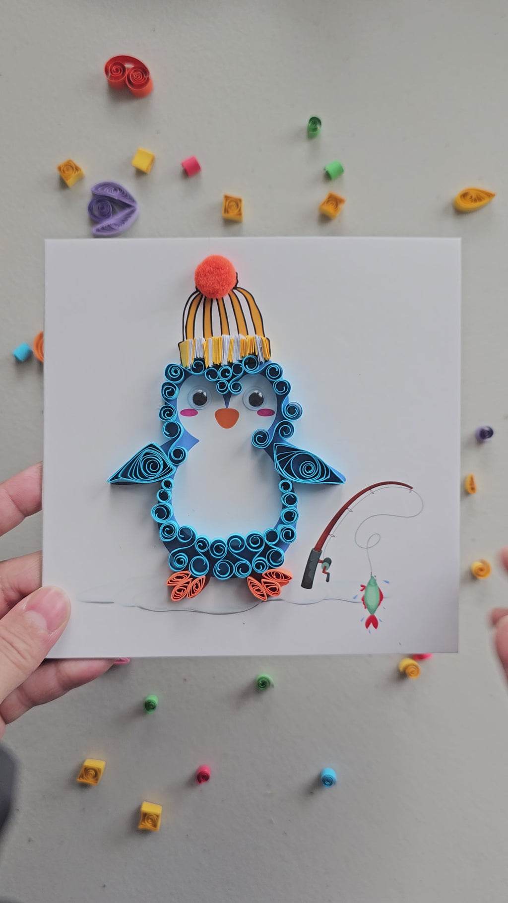 Penguin Quilling Kit