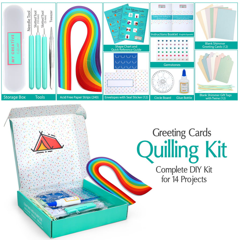 Greeting Cards Quilling Kit